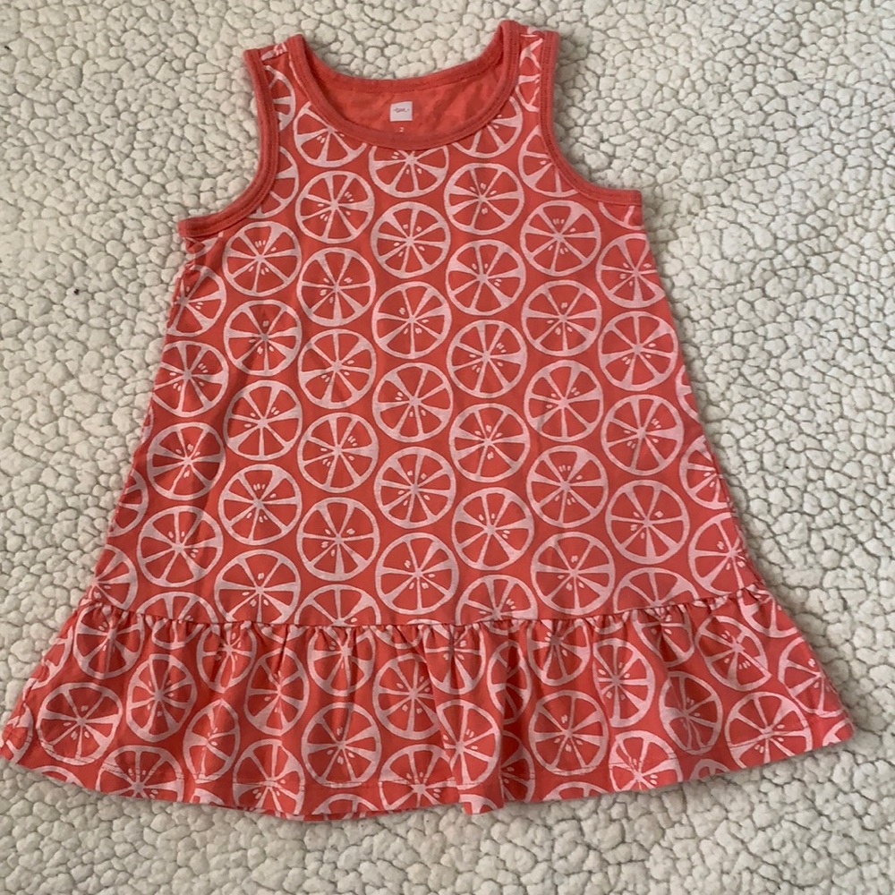 Tea Collection orange slice dress